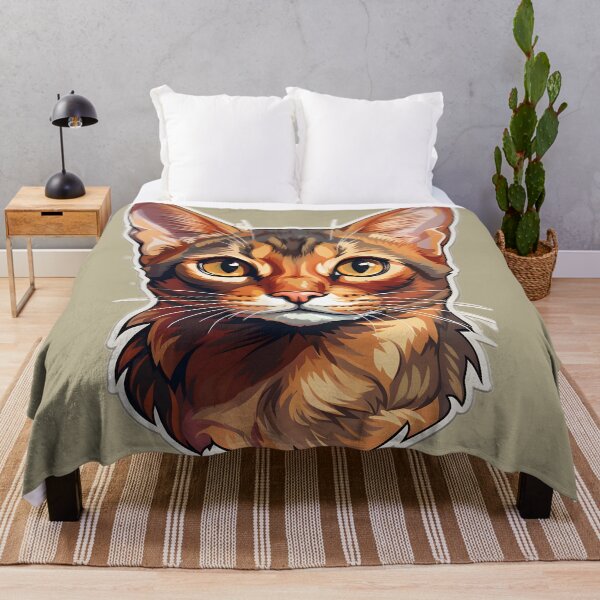 Item preview, Abyssinian cat designed and sold by oilidesing.