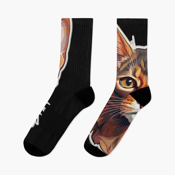 Item preview, Abyssinian cat designed and sold by oilidesing.