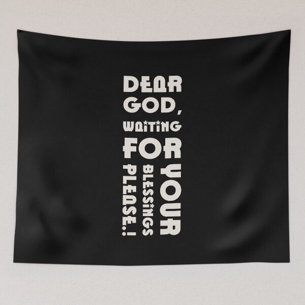 Item preview, Quote Dear God, waiting for your Blessing please designed and sold by Md Rashid  Hasan.