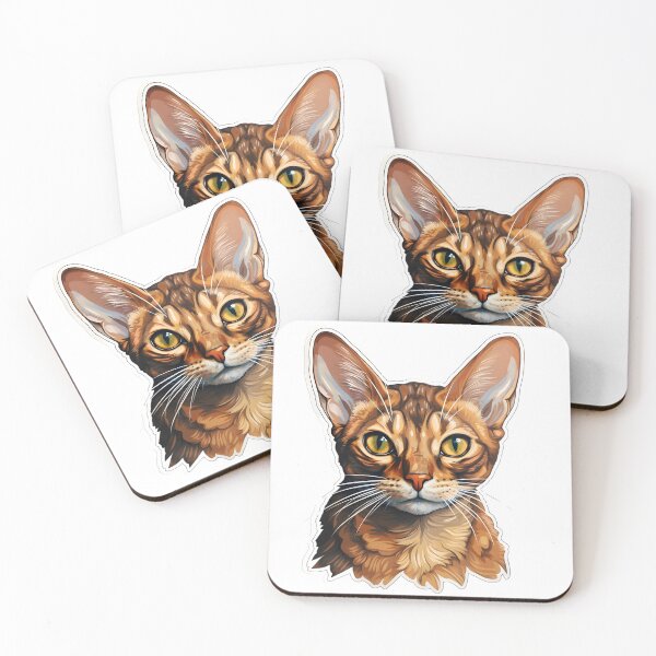 Item preview, Young Abyssinian cat designed and sold by oilidesing.