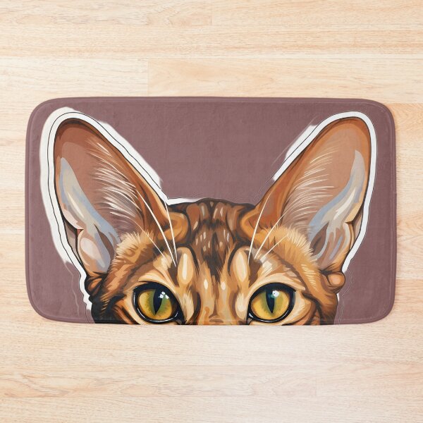 Item preview, Young Abyssinian cat designed and sold by oilidesing.