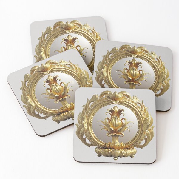 Item preview, Royal Baroque Golden Decorative Design  designed and sold by artelligens.