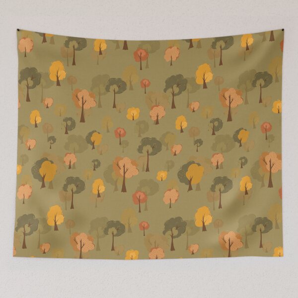 Item preview, Pattern of autumn trees. designed and sold by ViToriia.