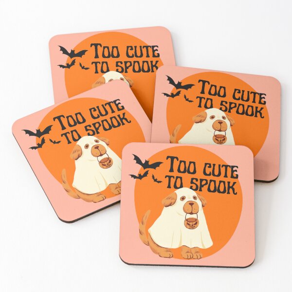 Item preview, Halloween Ghostly Dog Too Cute To Spook designed and sold by 45CreativeClub.