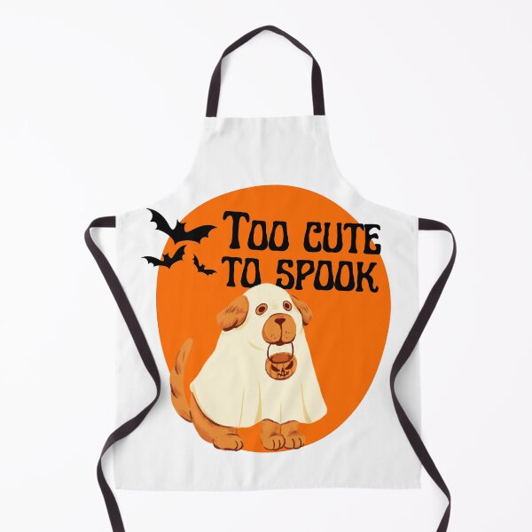 Aperçu de l'œuvre Chien fantomatique d'Halloween trop mignon pour effrayer créée et vendue par 45CreativeClub.