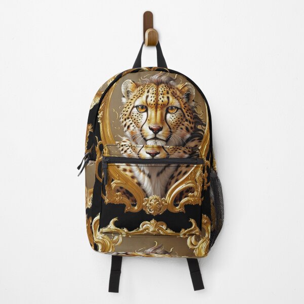 Item preview, Royal Prince Cheetah Baroque Decorative Golden Frame designed and sold by artelligens.