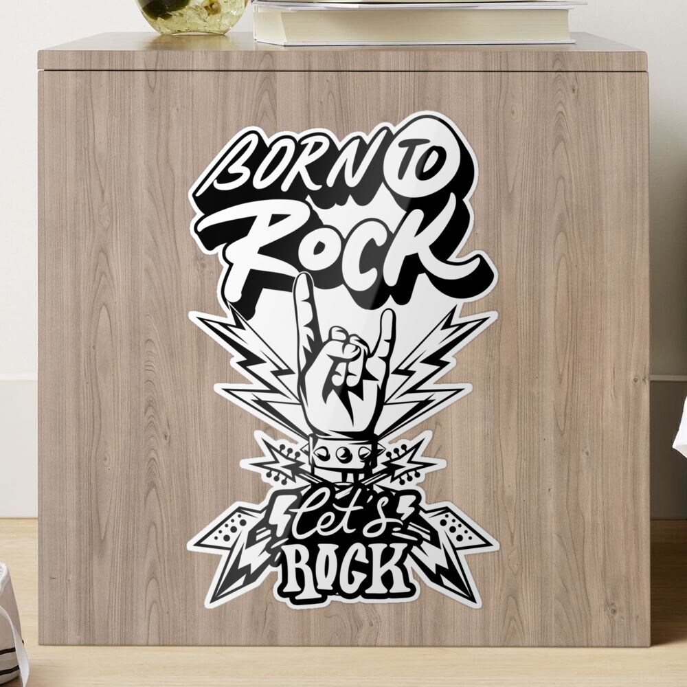 Let's Rock! (Rock 'n' Roll Music)' Sticker