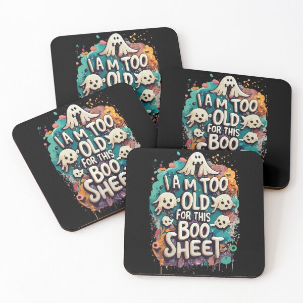 Item preview, I Am Too Old For This Boo Sheet A Funny Halloween Design designed and sold by limos.