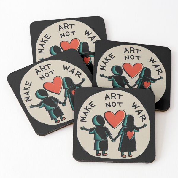 Item preview, Make Art Not War II designed and sold by rayo-art.