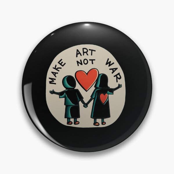 Item preview, Make Art Not War II designed and sold by rayo-art.