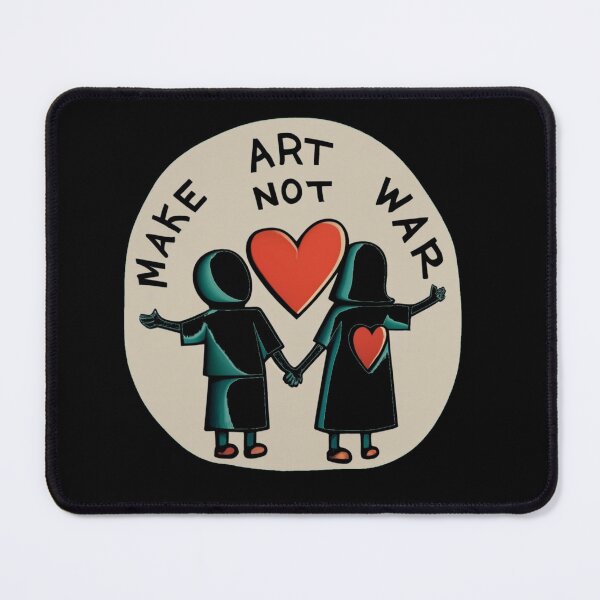 Item preview, Make Art Not War II designed and sold by rayo-art.