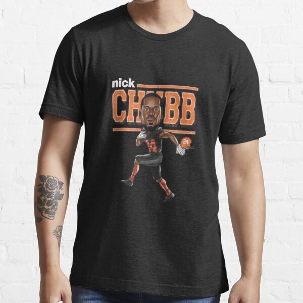 Nick Chubb #24 Women'S Tops Tee Ladies Casual Sexy T-Shirt Back