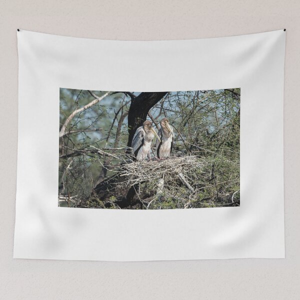 Item preview, Storks in their nest designed and sold by Pravine Chester.