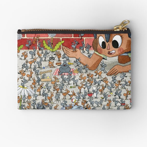 Ant Yard Zipper Pouch
