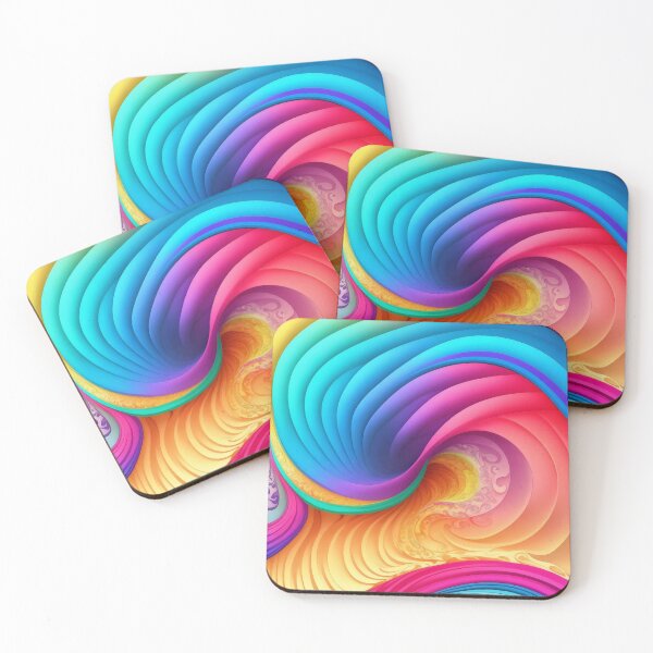 Item preview, Rainbow Swirling Pattern Fluid designed and sold by raviolli000.
