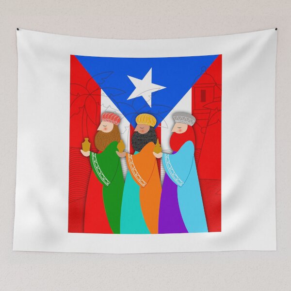 Item preview, Kings and Flag in El Morro designed and sold by Rosita Martinez Art.