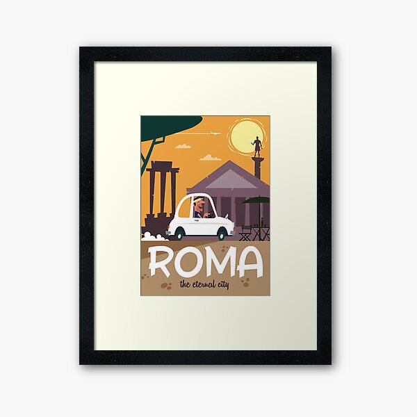 Item preview, Affiche de voyage Roma designed and sold by GAGodel.