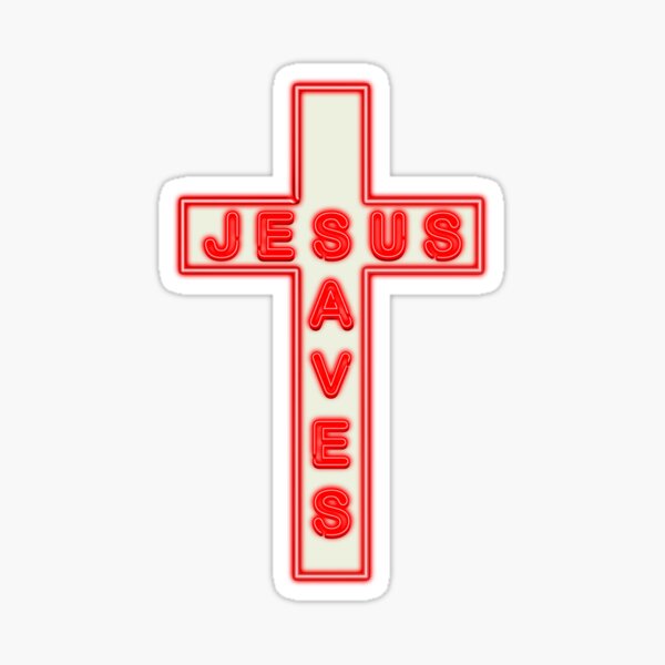 Item preview, Jesus Saves! A Divine Glow Illuminates the Way designed and sold by Findyourmerch.