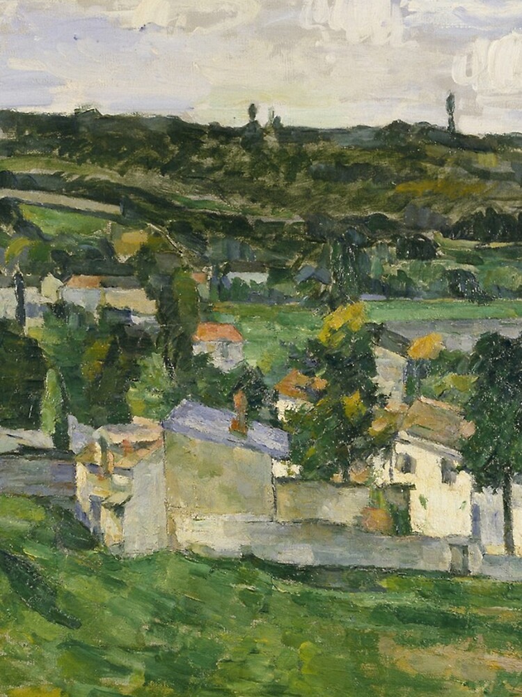 Stolen Art - View of Auvers-sur-Oise by Paul Cezanne by podartist