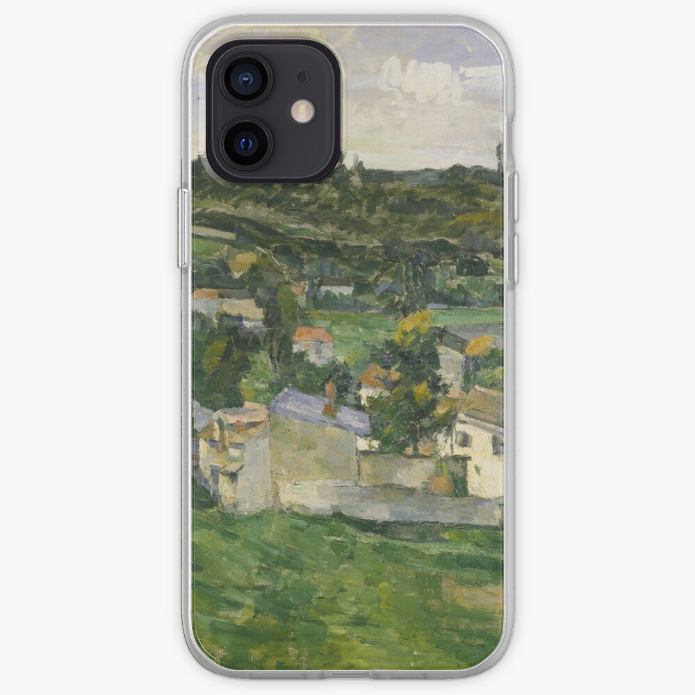 Stolen Art - View of Auvers-sur-Oise by Paul Cezanne iPhone Case & Cover