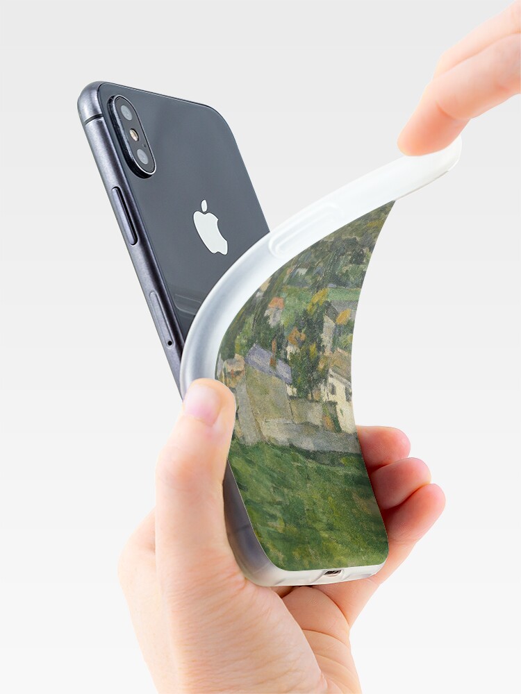 Alternate view of Stolen Art - View of Auvers-sur-Oise by Paul Cezanne iPhone Case & Cover