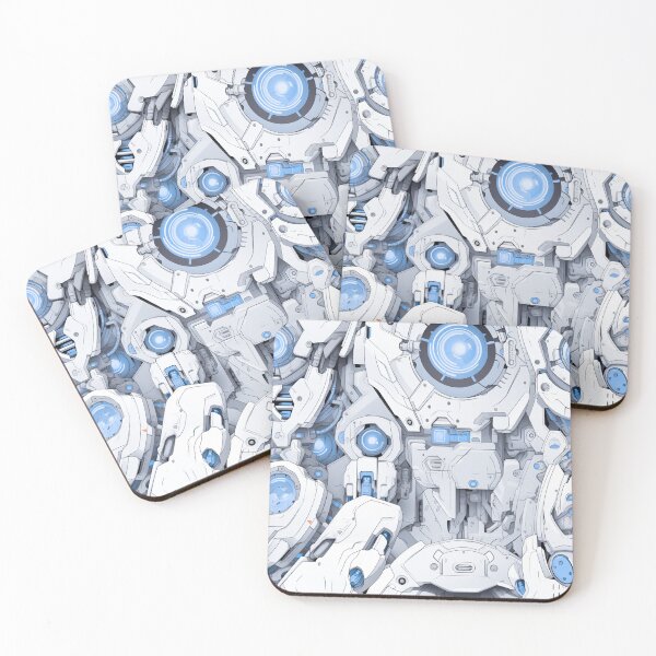 Item preview, Evangelion White and Blue Pattern inspired by Rei Ayanami designed and sold by animaesthetic.