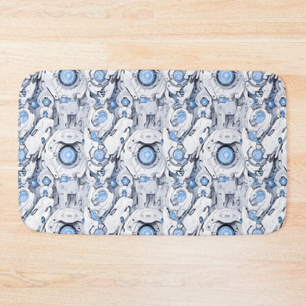 Item preview, Evangelion White and Blue Pattern inspired by Rei Ayanami designed and sold by animaesthetic.