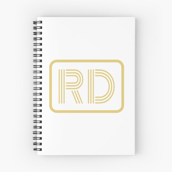 Item preview, RD Initials Gold Geometric Letters designed and sold by Jeallan Designs.