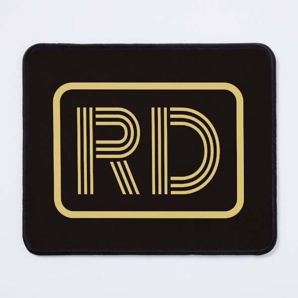 Item preview, RD Initials Gold Geometric Letters designed and sold by Jeallan Designs.