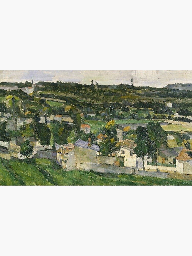 Stolen Art - View of Auvers-sur-Oise by Paul Cezanne by podartist
