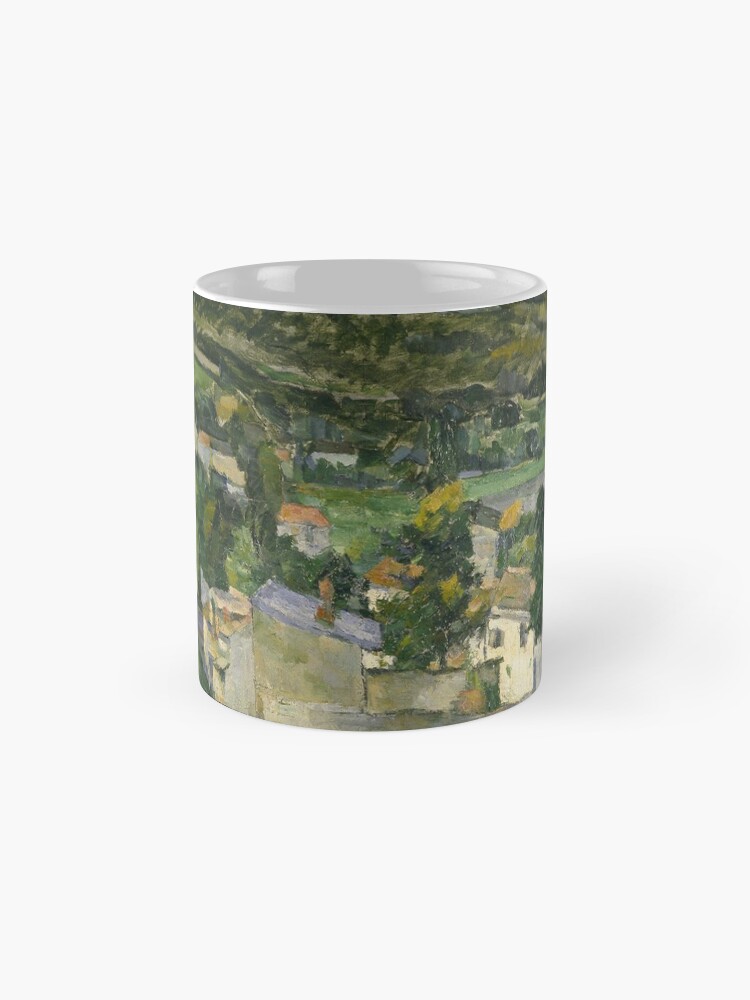 Alternate view of Stolen Art - View of Auvers-sur-Oise by Paul Cezanne Mug
