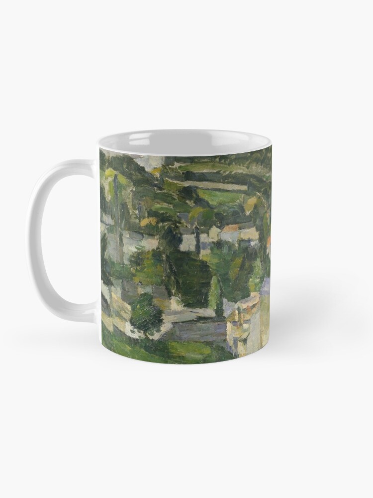Alternate view of Stolen Art - View of Auvers-sur-Oise by Paul Cezanne Mug