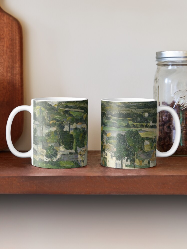Alternate view of Stolen Art - View of Auvers-sur-Oise by Paul Cezanne Mug