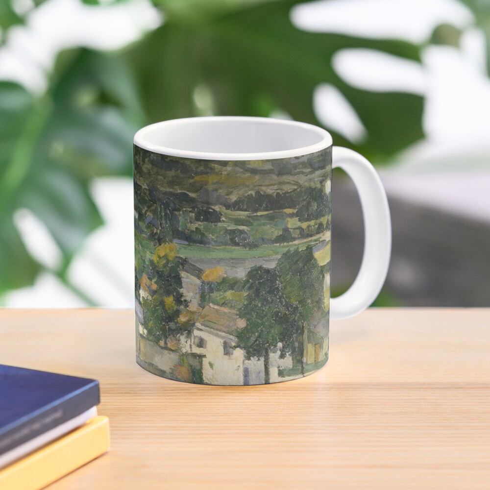 Stolen Art - View of Auvers-sur-Oise by Paul Cezanne Mug