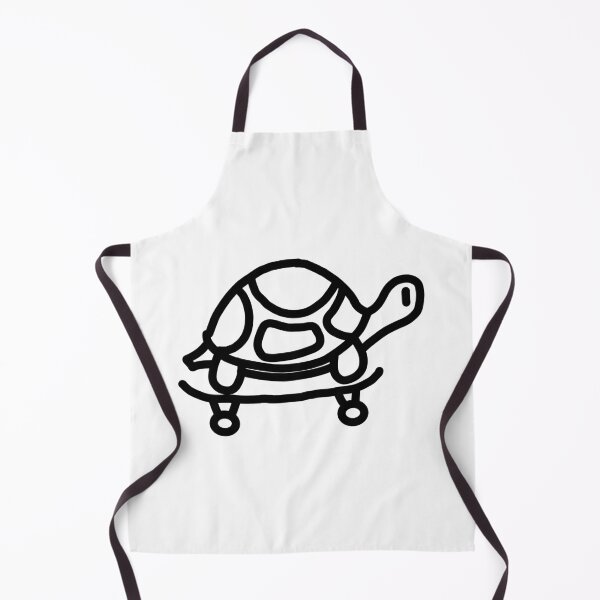 Item preview, Skating turtle B&W designed and sold by Fangirlsleep.
