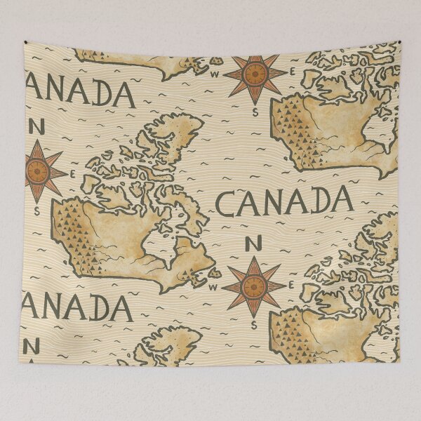 Item preview, Vintage-Style Map of Canada designed and sold by rnmarts.