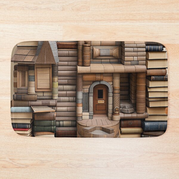 Item preview, Book house made of books for readers and book fans designed and sold by depthsofthemind.