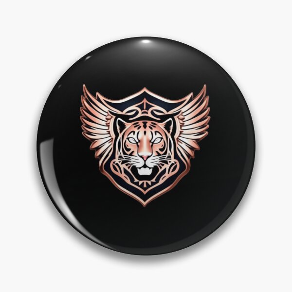 Item preview, Rose gold tiger crest with wings  designed and sold by Roxburylane.