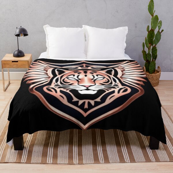 Item preview, Rose gold tiger crest with wings designed and sold by Roxburylane.