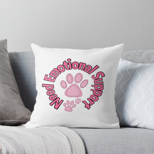 Item preview, Emotional support animal paws emoji pretty pink designed and sold by DesignYourWaystore.