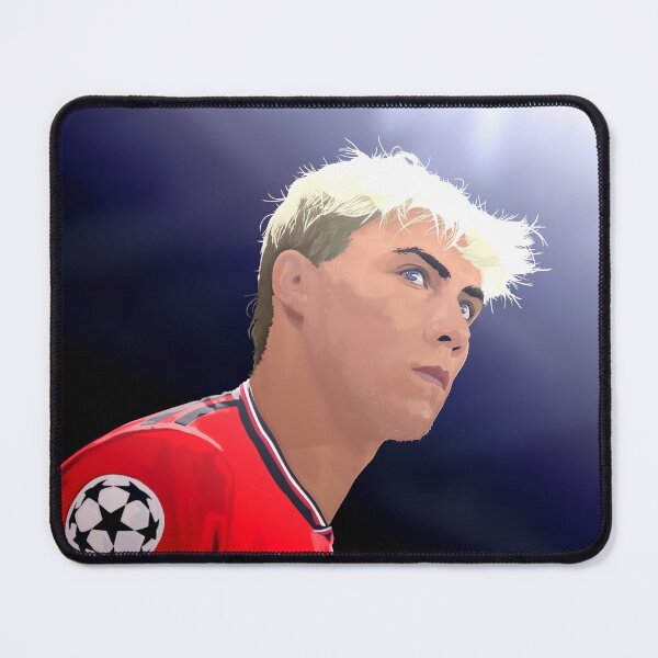 Item preview, Rasmus Hojlund Man Utd Abtstract Illustration Design Portrait designed and sold by VibesAndVision.
