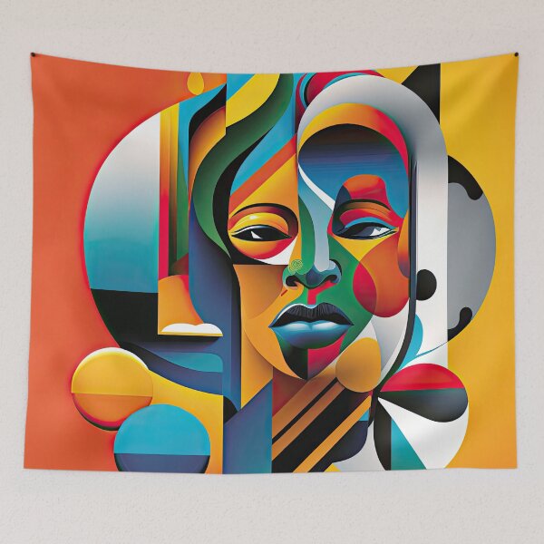Item preview, African Style Bauhaus Design designed and sold by ArtificialGenes.