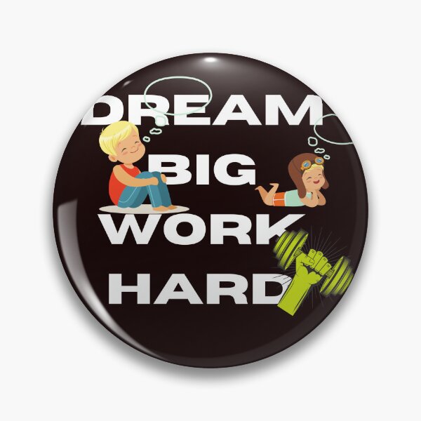 Item preview, Dream big work hard designed and sold by DesignCraftshub.
