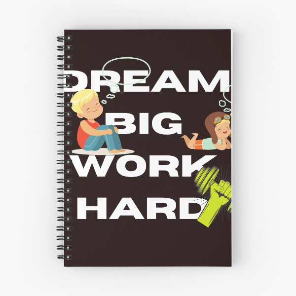 Item preview, Dream big work hard designed and sold by DesignCraftshub.
