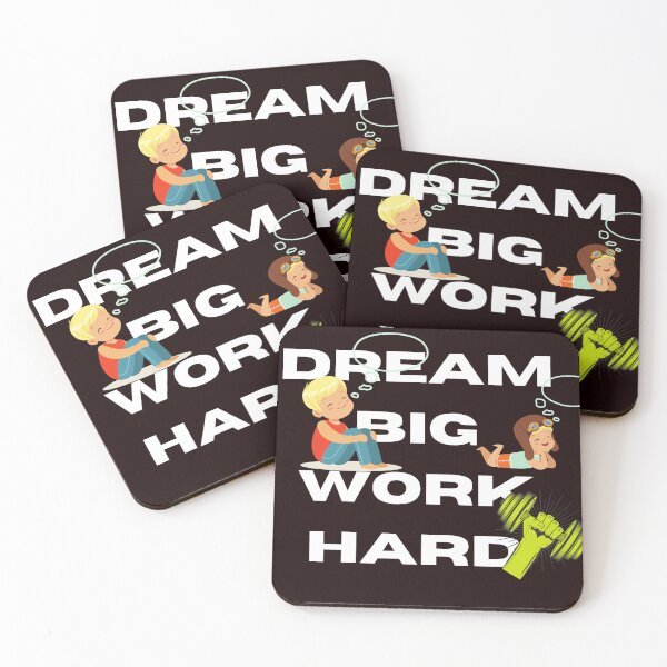Item preview, Dream big work hard designed and sold by DesignCraftshub.