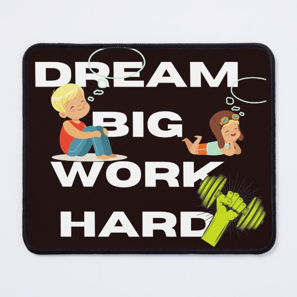 Item preview, Dream big work hard designed and sold by DesignCraftshub.
