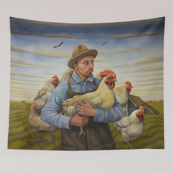 Item preview, Poultryman and Some Chickens Henhouse designed and sold by YoPedro.