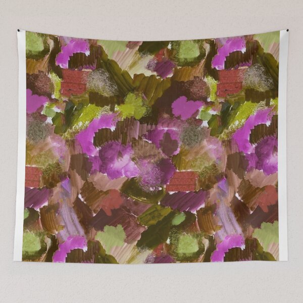 Item preview, Brush strokes and felt tip pen green designed and sold by Alessandro Remo Mazzoni Remotextiles.