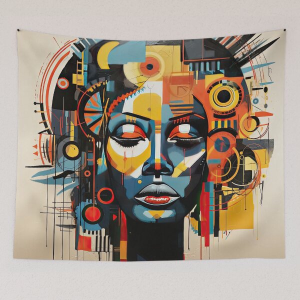 Item preview, African Style Bauhaus Design designed and sold by ArtificialGenes.
