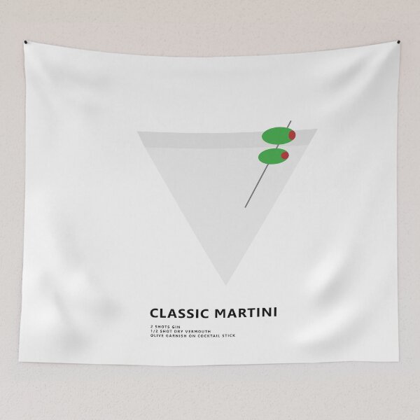 Item preview, Martini Cocktail Minimalist Modern Design designed and sold by ModernAndFunky.